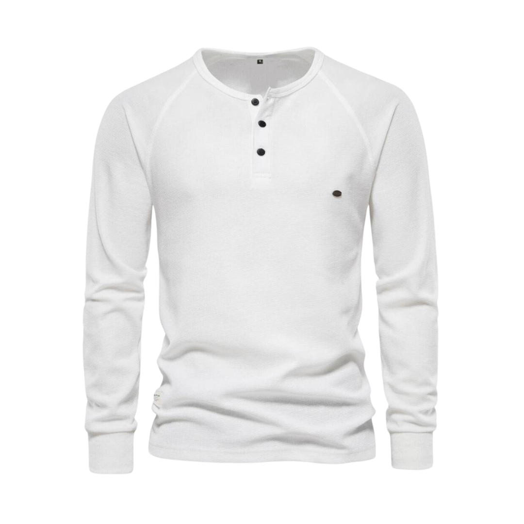 Henley Waffle Hemd